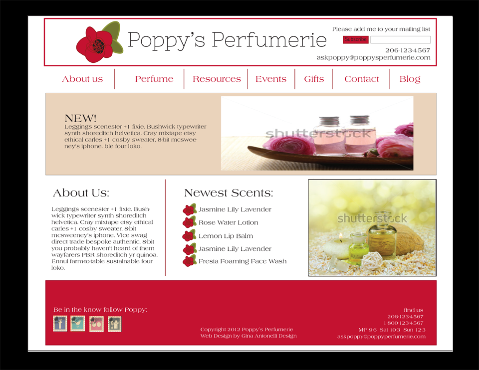 Poppy's Perfumerie Red Index